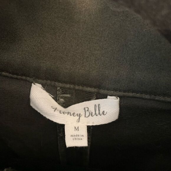 Honey Belle EUC green utility cargo drawstring vest Size Medium - Picture 2 of 4